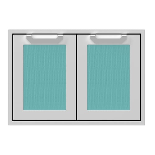 Hestan 30" Double Storage Doors Recessed Marquise Accented Panels