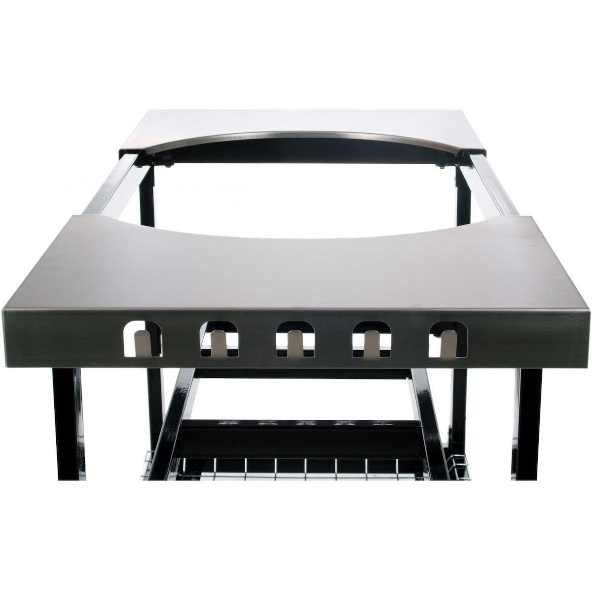 Cart Base w Basket and SS Side Shelves