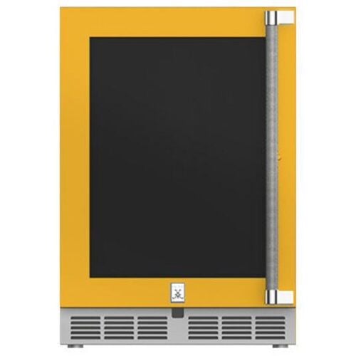 Hestan Outdoor Refrigerator 24" Lock Dual Zone Left Hinged