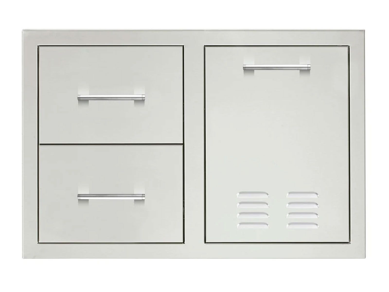 TrueFlame 33" Door & Double Drawer Combo - Low Profile