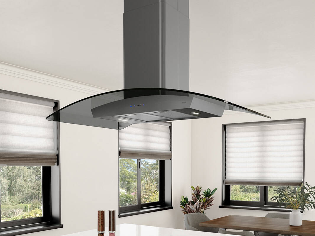 Zephyr Ravenna Island Hood 90cm