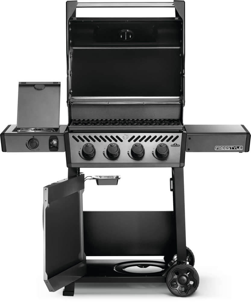 Freestyle 425 LP Gas Grill with Range Side Burner, Graphite Grey