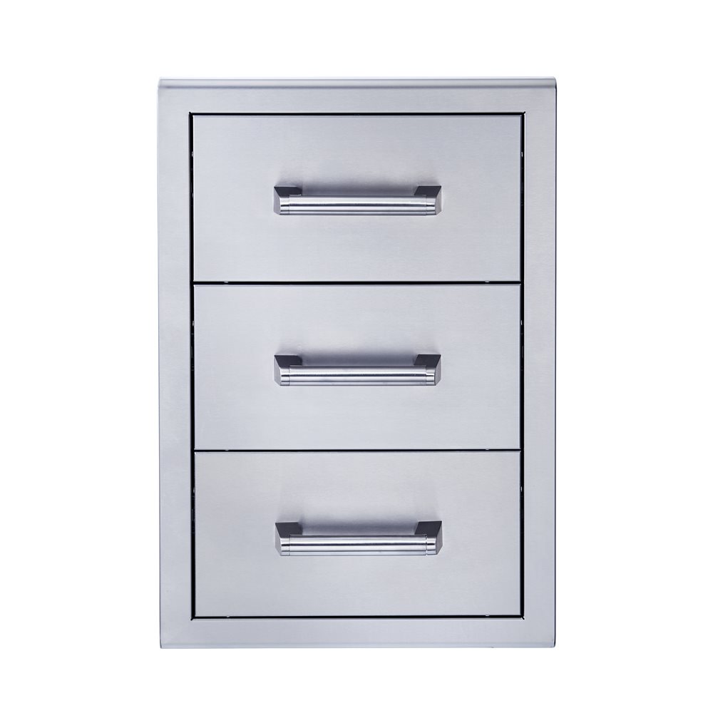 Broilmaster Triple Drawer, 18-in. W x 26-in. H