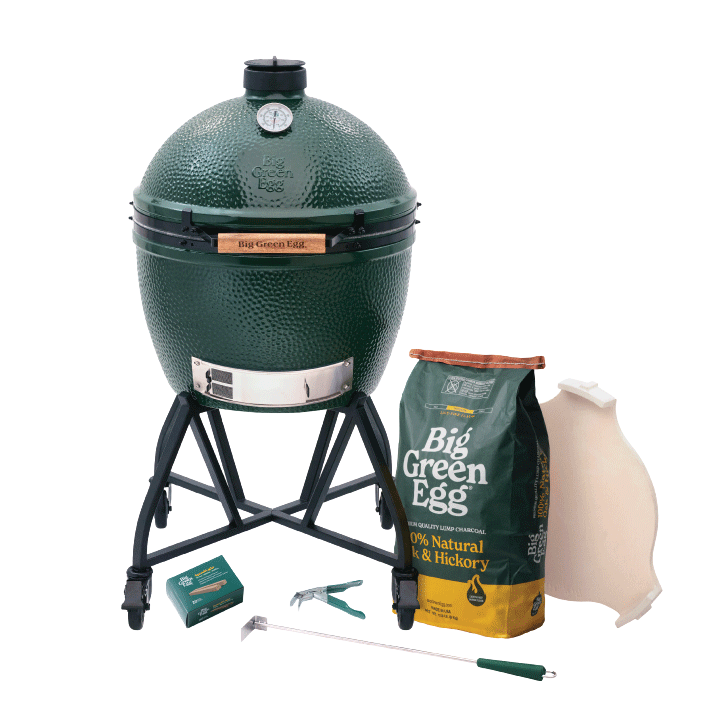 Big Green Egg Xl Big Green Egg In An Integgrated Nest+Handler Package