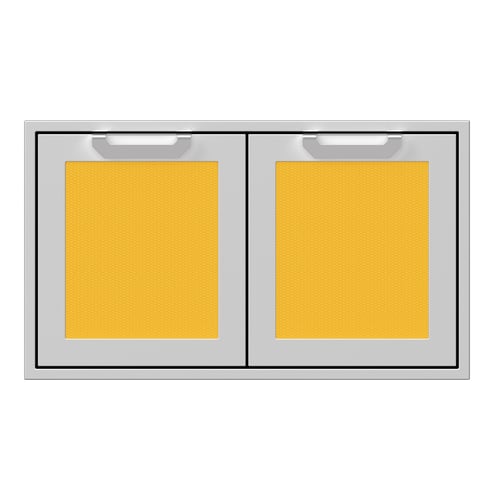 Hestan 36" Double Access Door Recessed Marquise Accented Panels S