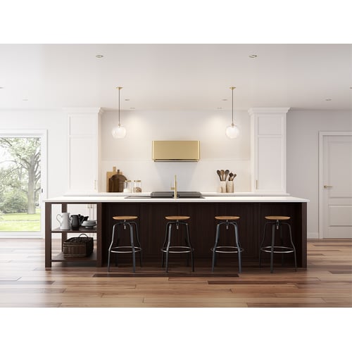 Zephyr Mesa Wall Hood 48" BODY ONLY Gold