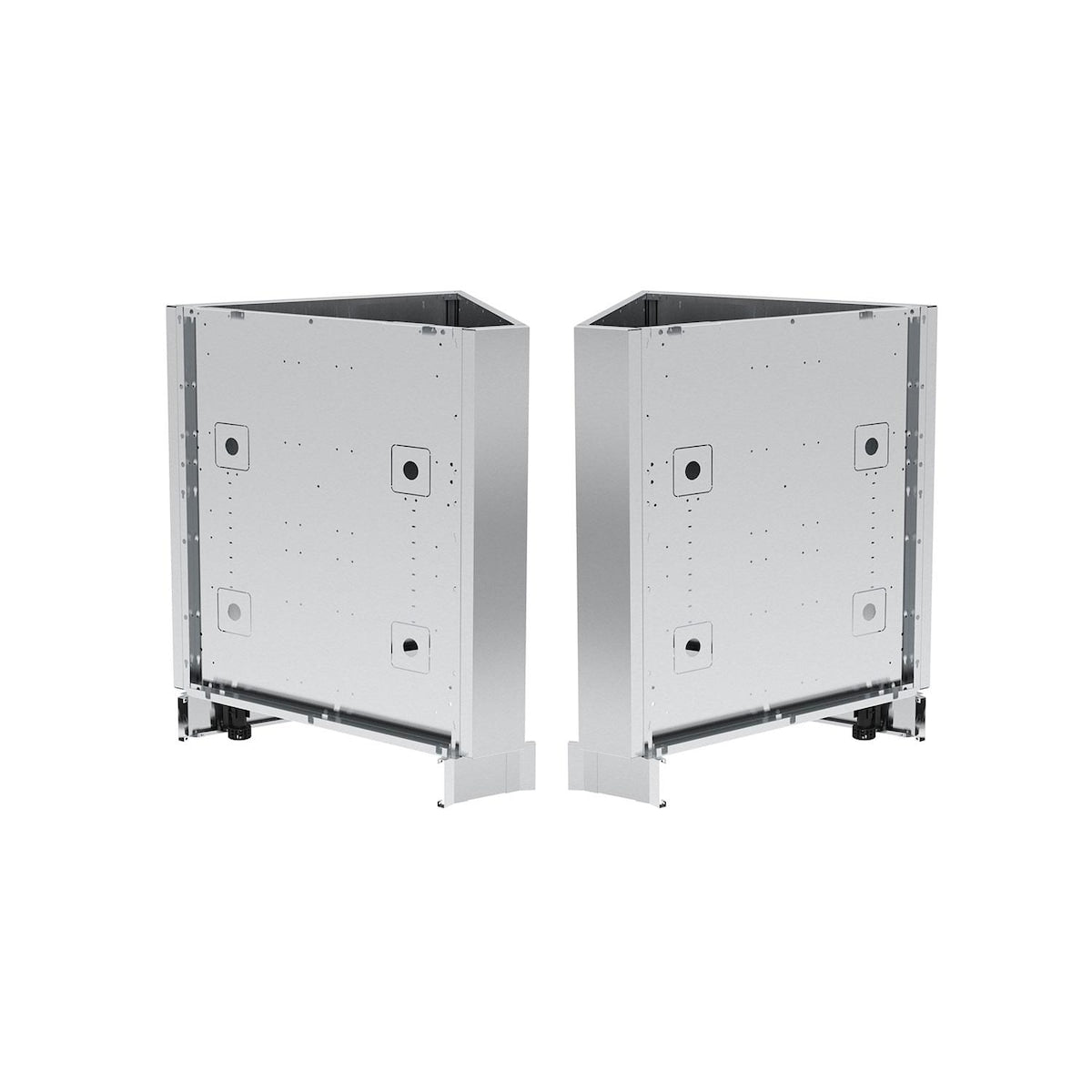 45º X 2 - Corner Stainless Steel Cabinet