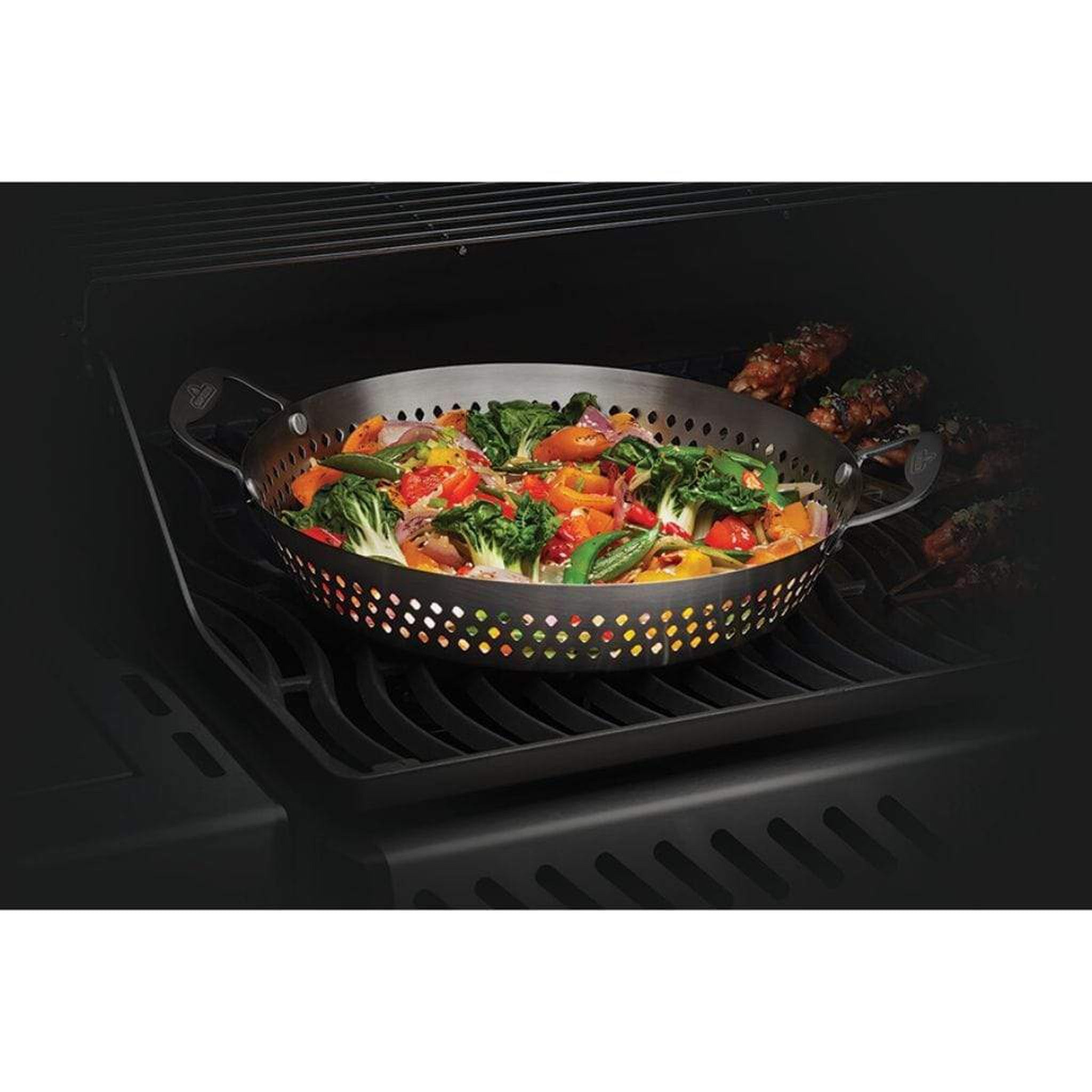 Stainless Steel Grilling Wok