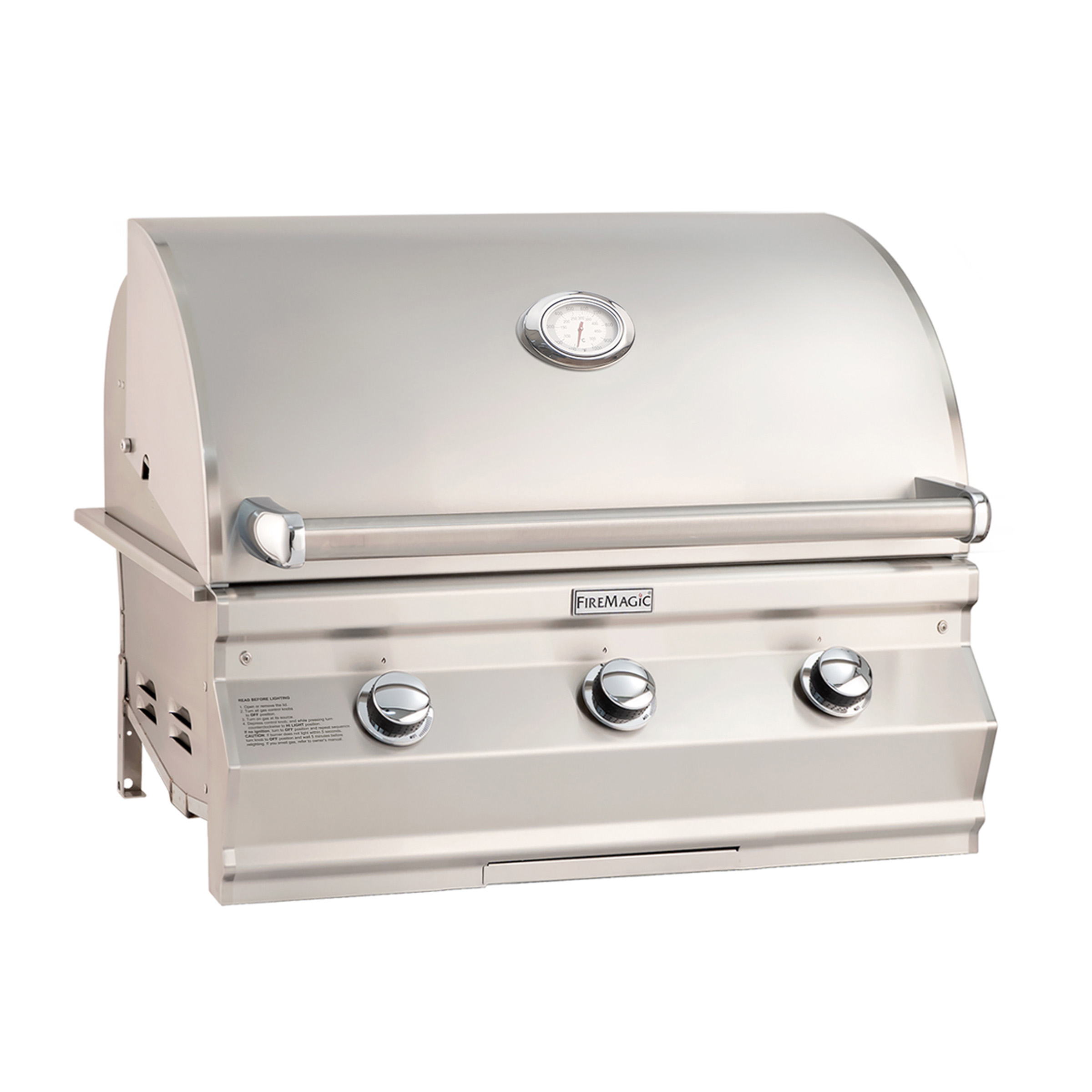Fire Magic Charcoal Patio Post Mount Grill
