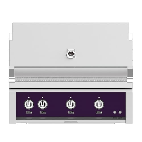 Hestan 36" Built-In Grill 2 Trellis Burners 1 Sear Burner Rotiss