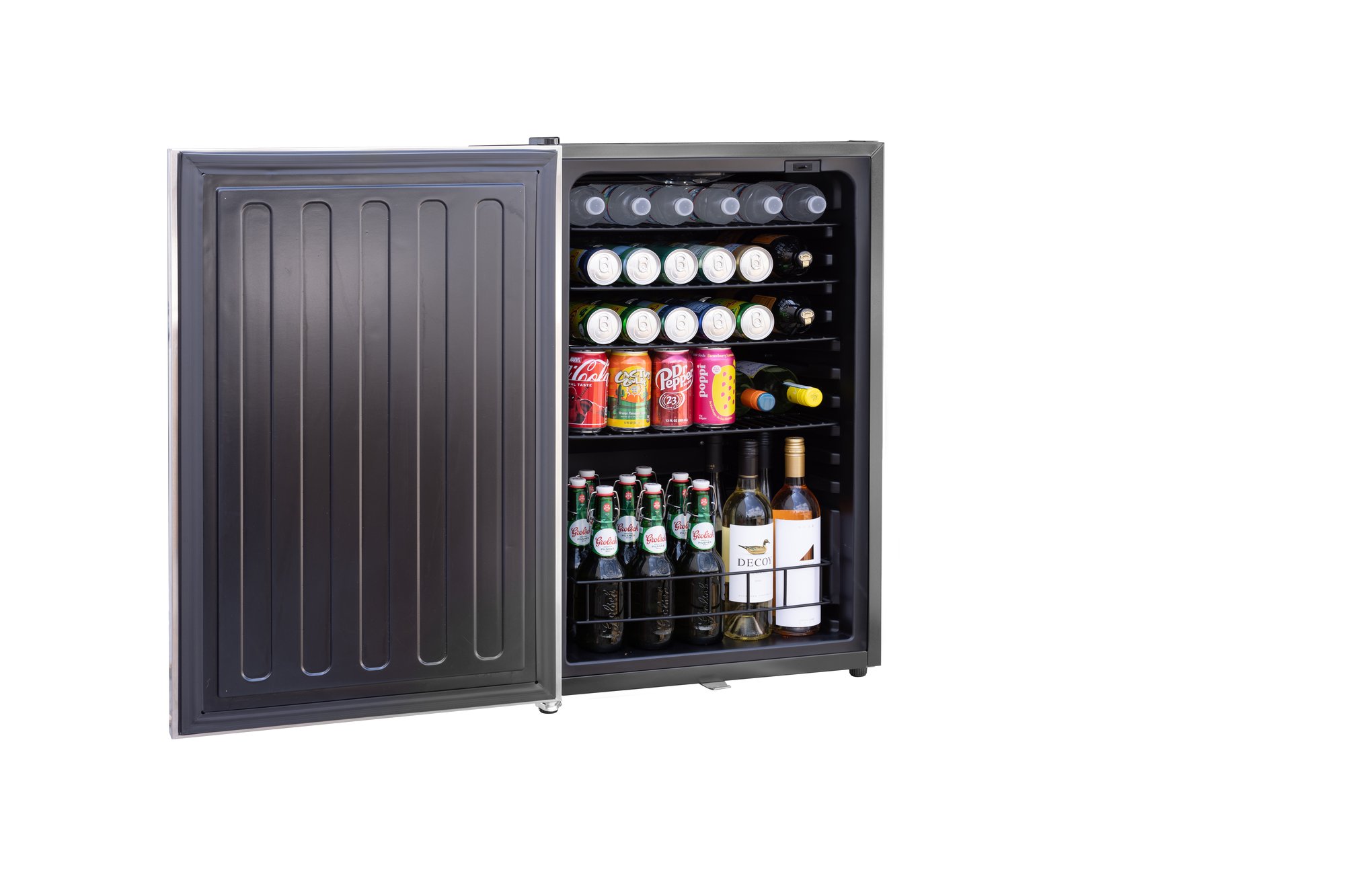 TrueFlame 22" Outdoor Refrigerator - Solid Door Double Reversible