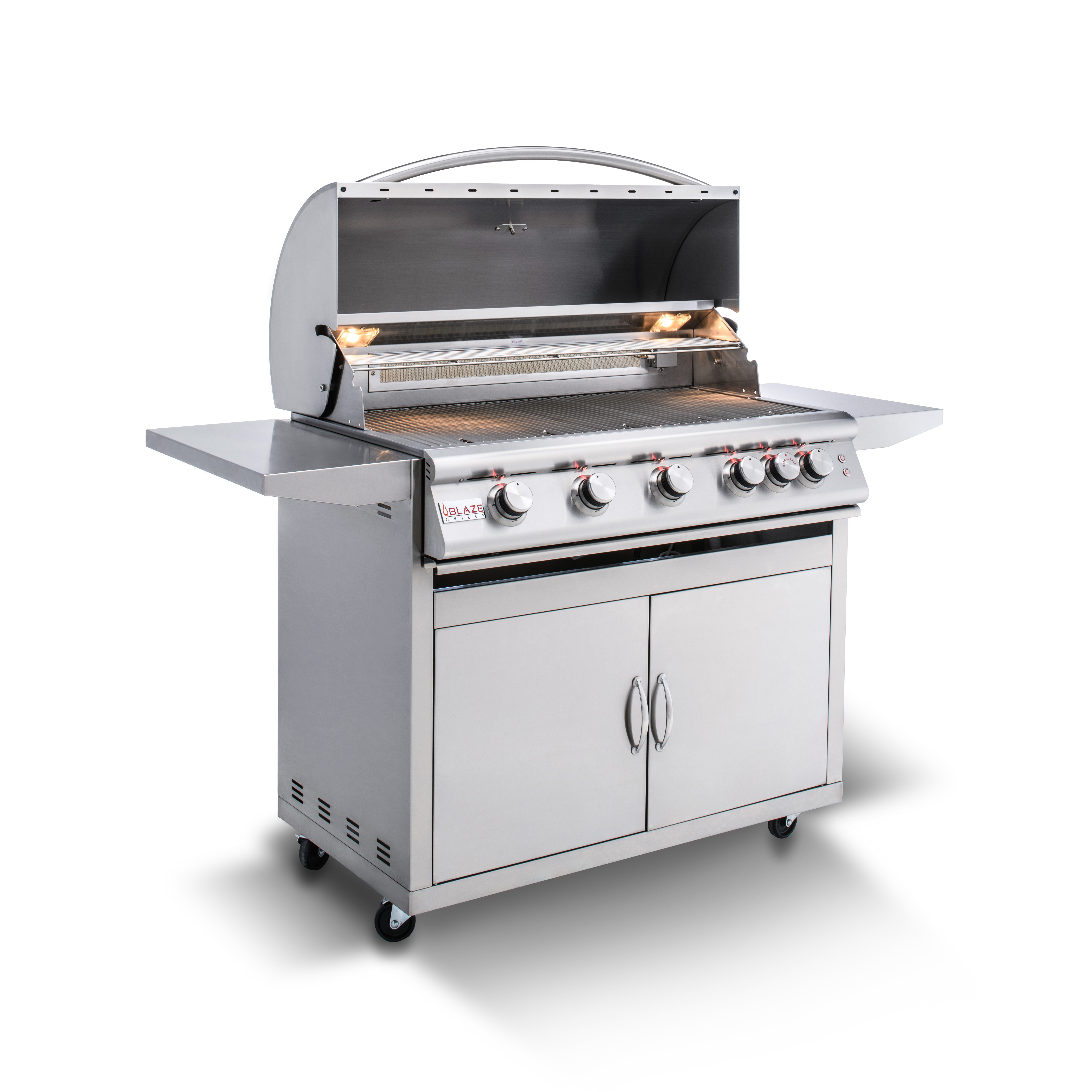Blaze 40-Inch 5-Burner LTE Gas Grill with Rear Burner and Built-in Lighting System (Propane)