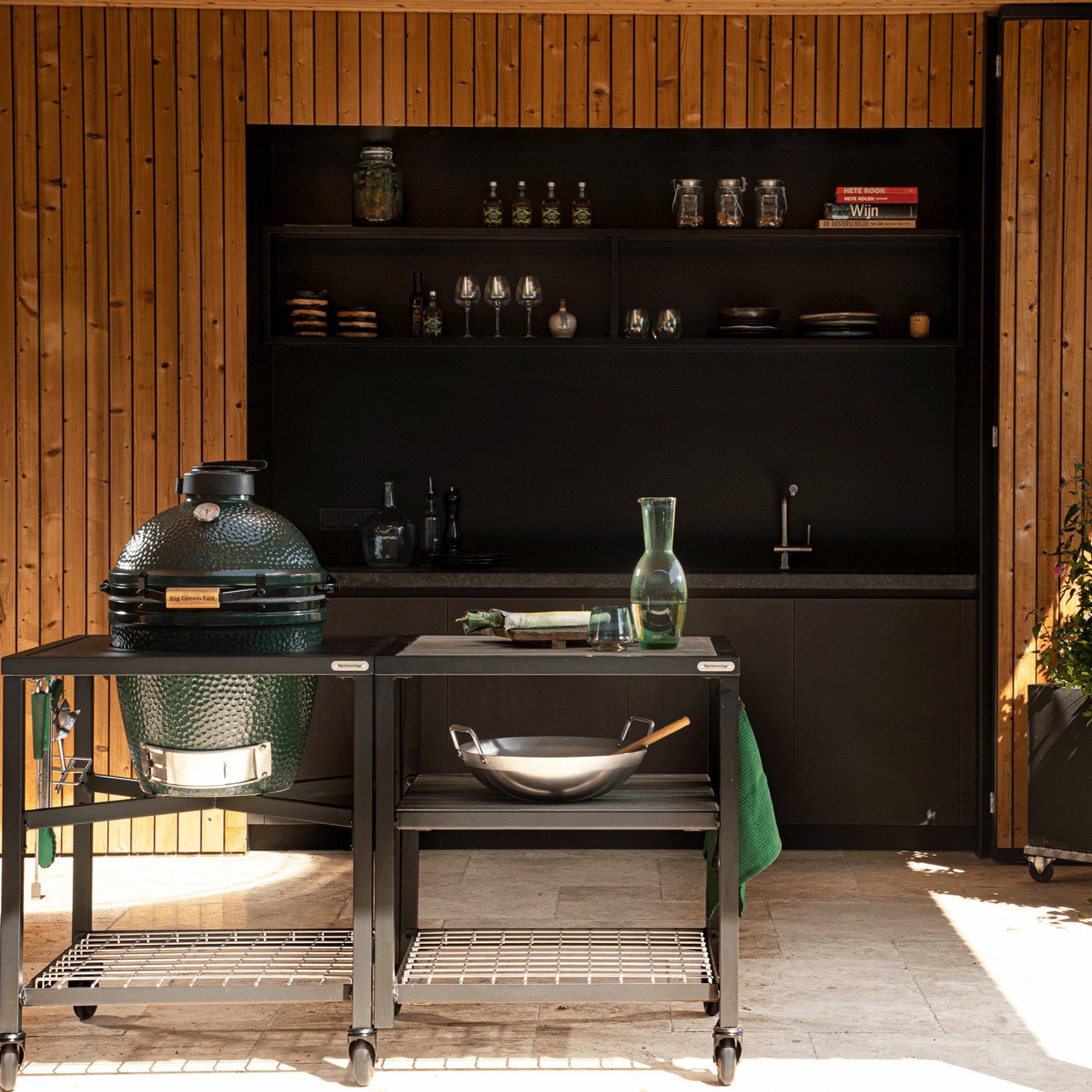 Big Green Egg Expansion Frame For Modular Nest System