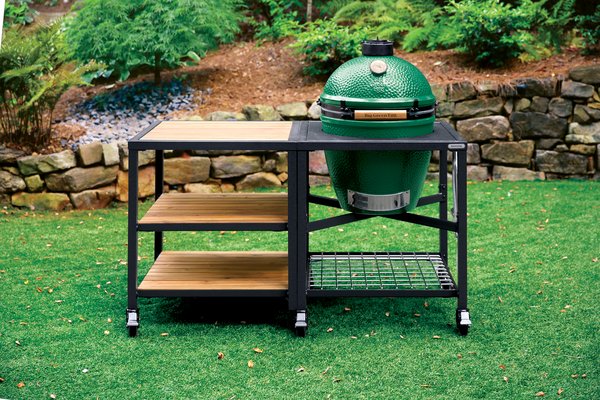Big Green Egg Large Egg Frame With Stainless Grid Insert For Modular Nest System