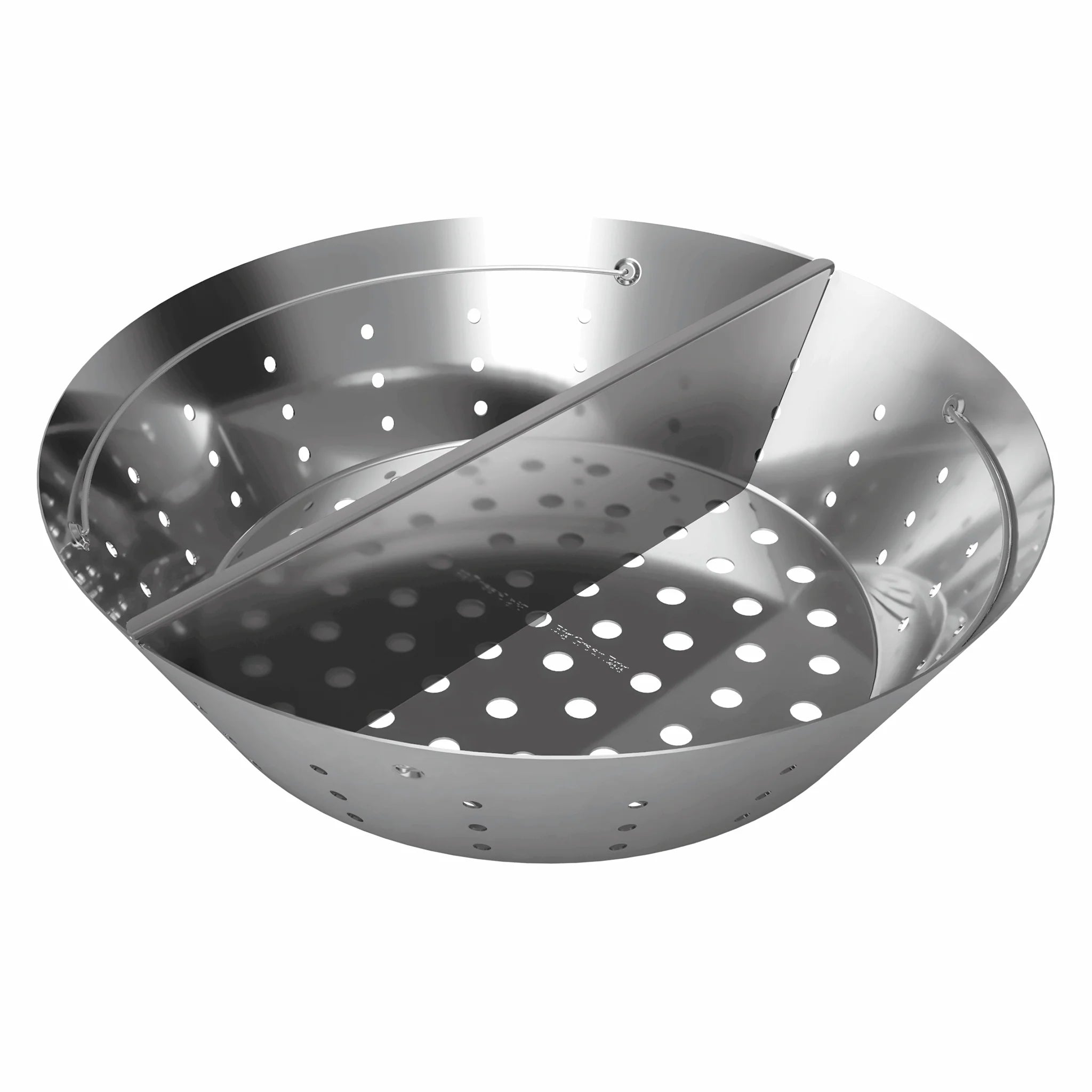 Big Green Egg Stainless Steel Fire Bowl For 2Xl With Divider