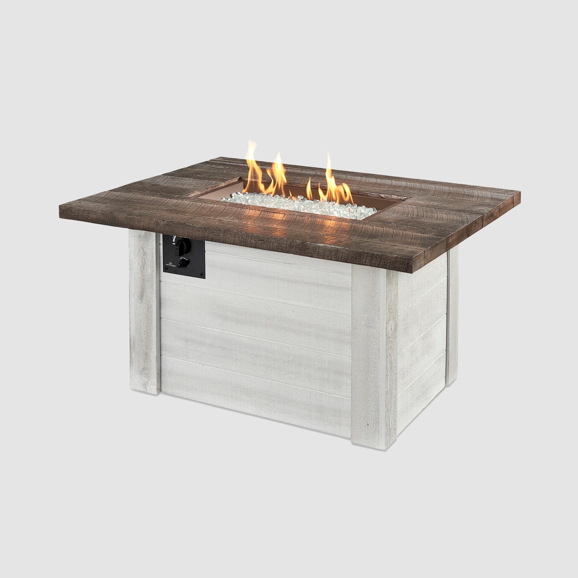 Outdoor GreatRoom Alcott Rectangular Gas Fire Pit Table