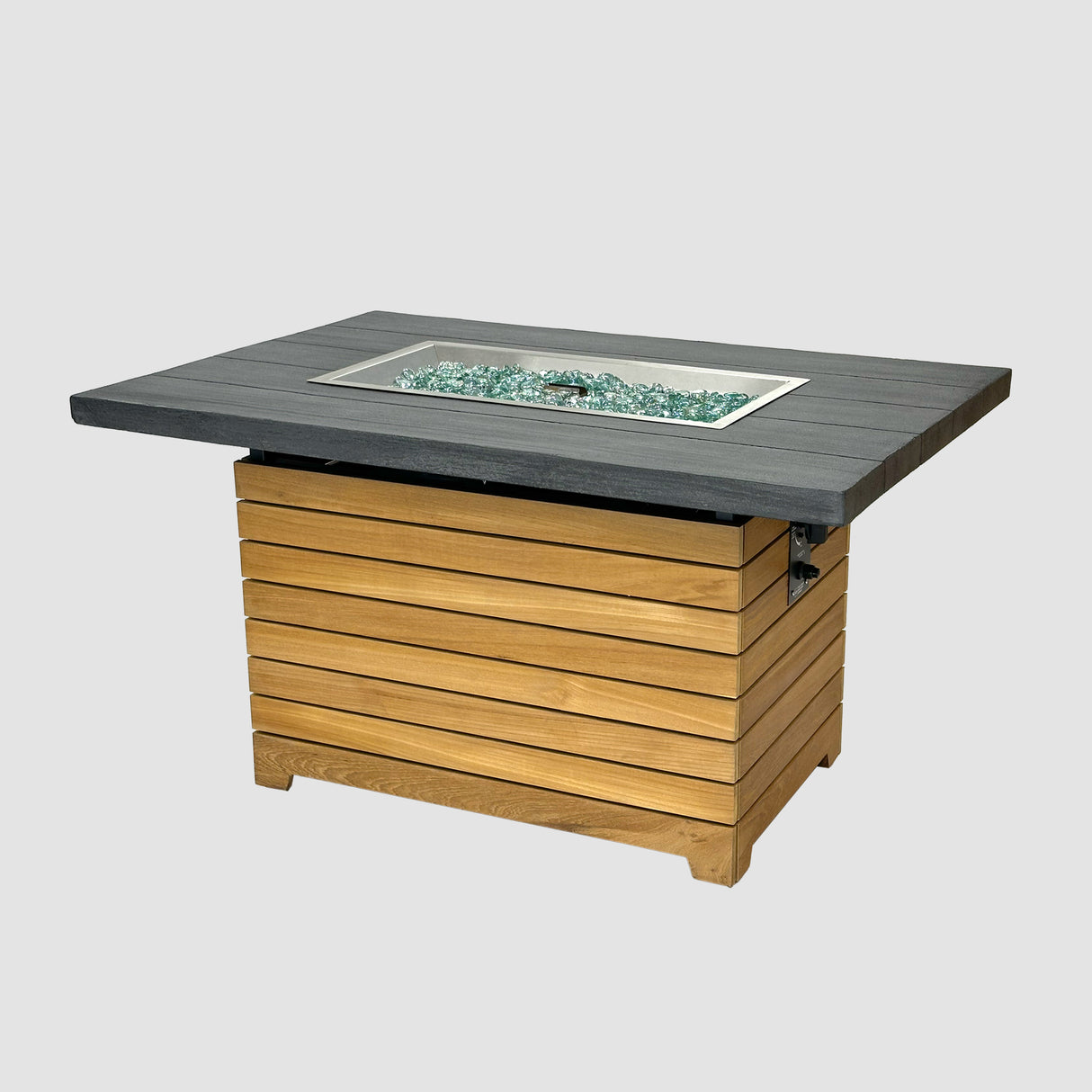 Outdoor GreatRoom Darien Rectangular Gas Fire Pit Table 42"
