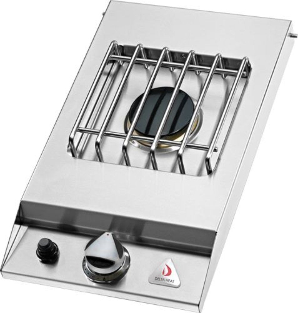 Delta Heat Single Side Burner, Drop In, Nat. (Blue