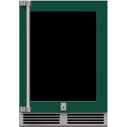 Hestan Outdoor Refrigerator 24" Lock Dual Zone Right Hinged