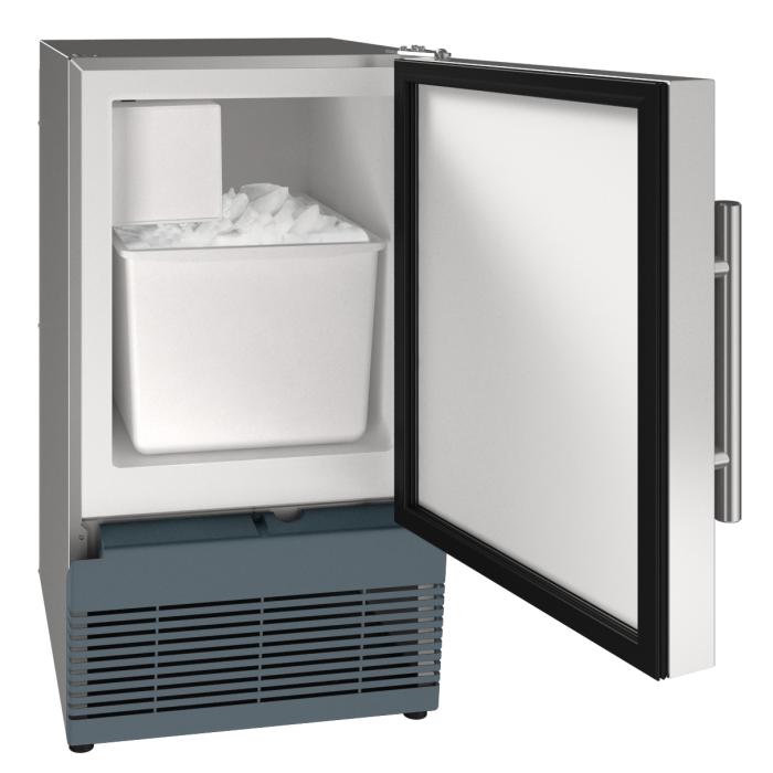 U-Line® Ada Series 15" 39 Lb. Stainless Solid Ice Maker