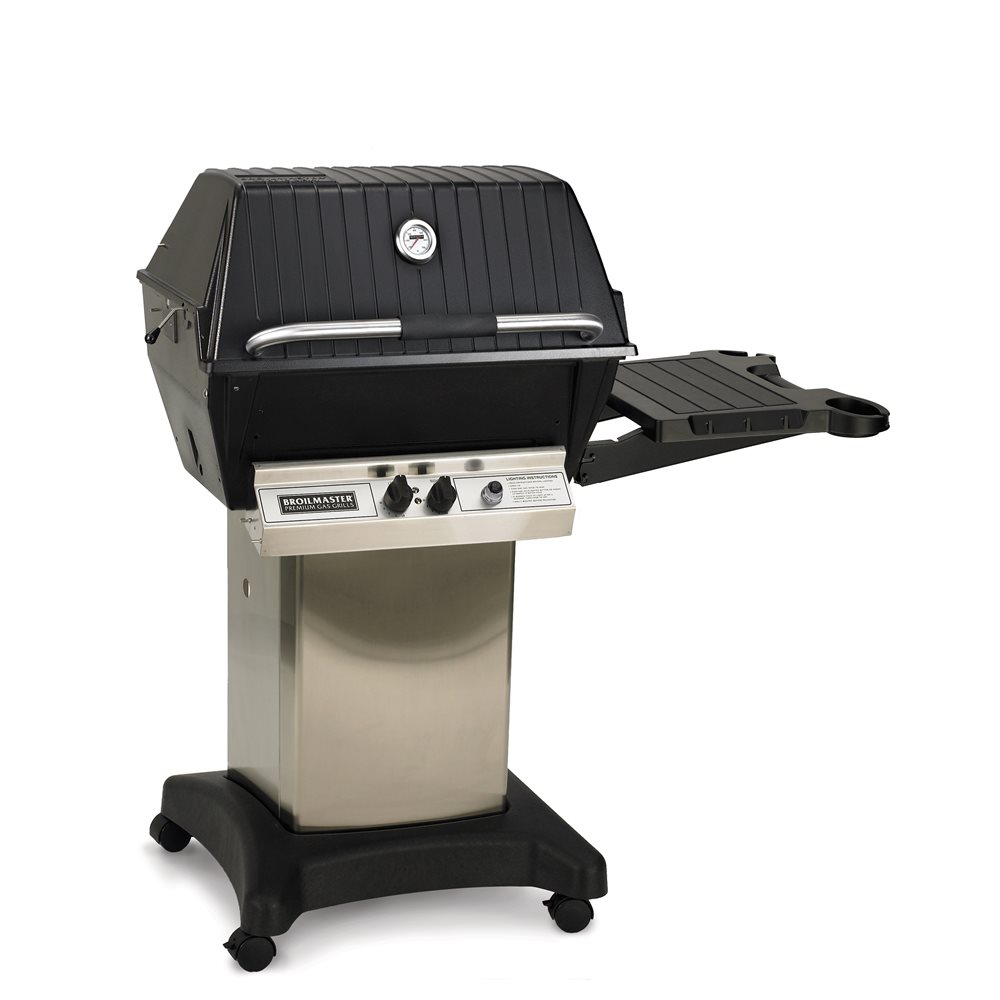 Broilmaster Stainless Steel Cart/Base, Molded Base with Stainless Stand, Removable Casters