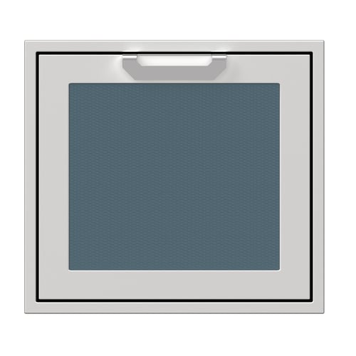 Hestan 24" Right Swing Access Door Recessed Marquise Accented Pane