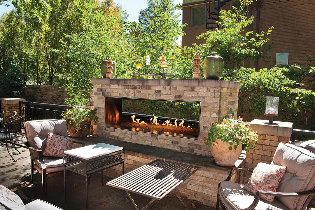 Empire Carol Rose 48" Linear Outdoor Fireplace - NG