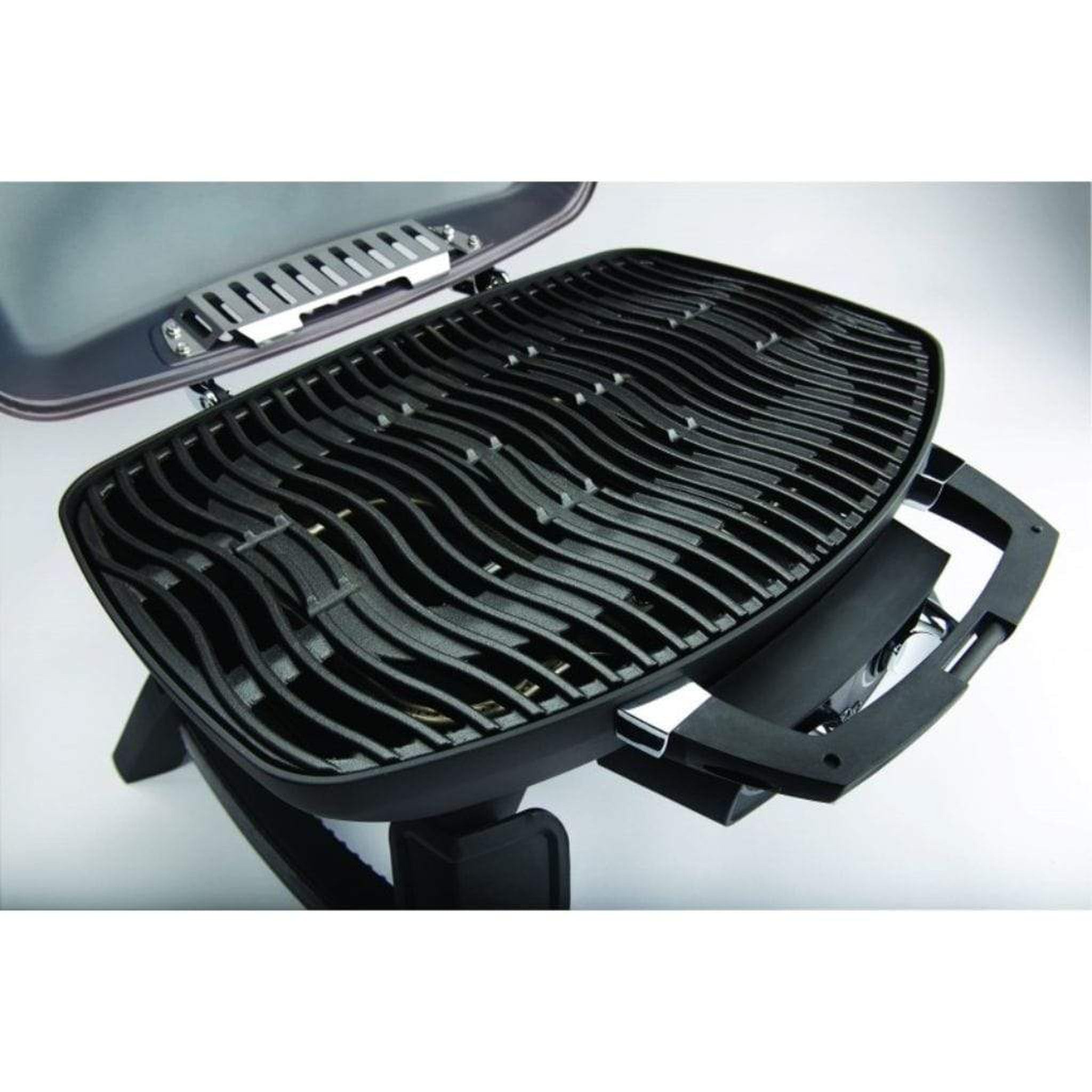 TravelQ 285 Portable Propane Gas Grill with Griddle, Red