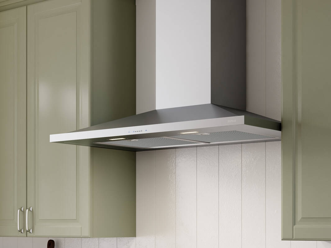 Zephyr Anzio Chimney Hood 90cm LED 600 CFM ACT