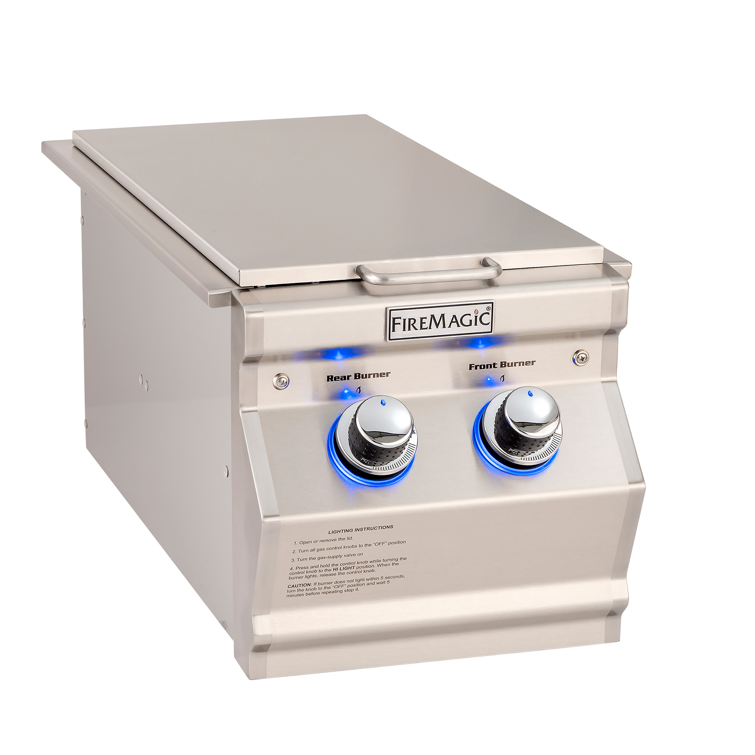 Fire Magic Aurora Double Side Burner Si -Ng