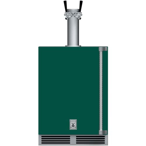 Hestan 24" Double Faucet Beer Dispenser Solid Door & Lock Left H
