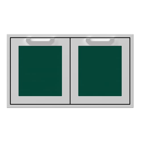 Hestan 36" Double Storage Doors Recessed Marquise Accented Panels