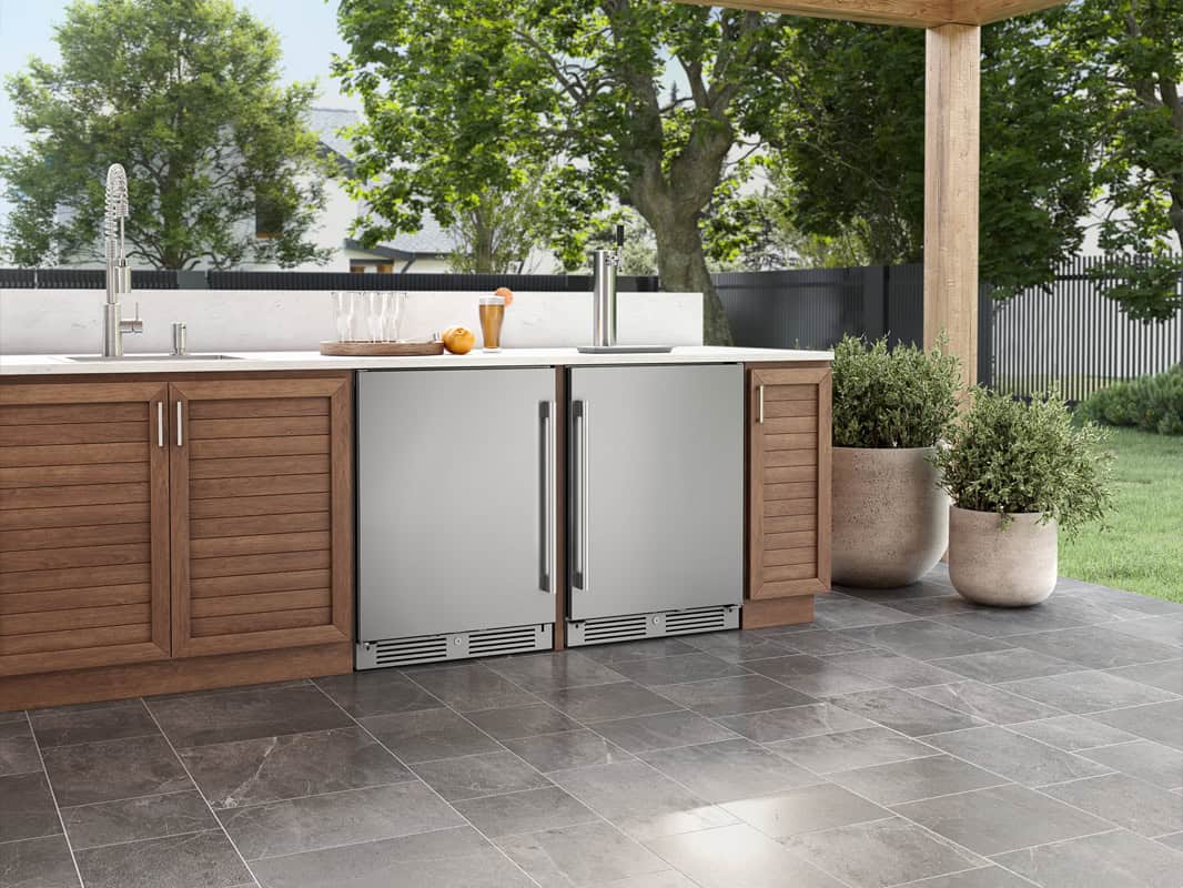Zephyr Outdoor Kegerator & Beverage Cooler 24"