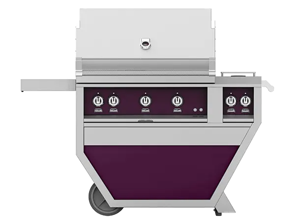 Hestan 36" Grill & Deluxe Cart 2 Trellis Burners 1 Sear Burner D