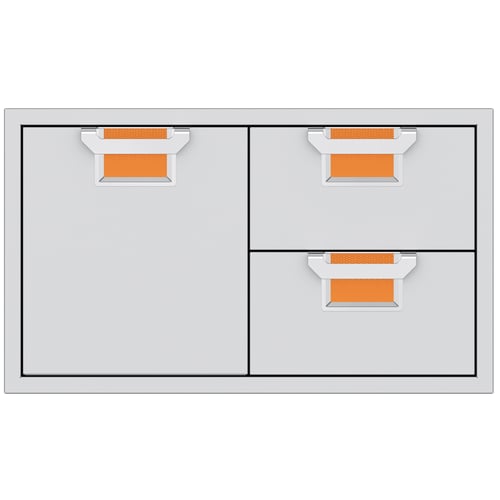 Hestan ASPIRE Double Drawer and Storage Door Combination 36"