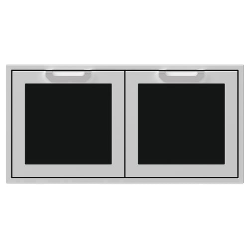 Hestan 42" Double Storage Doors Recessed Marquise Accented Panels