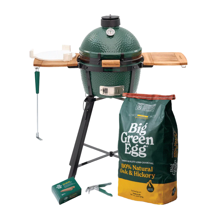 Big Green Egg Minimax Big Green Egg With Nest And Acacia Mates Package