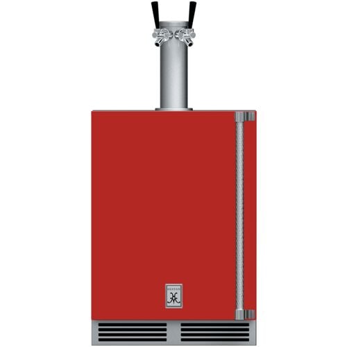 Hestan 24" Double Faucet Beer Dispenser Solid Door & Lock Left H