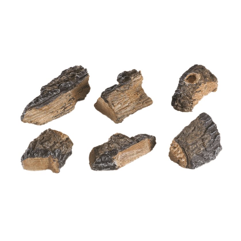 Real Fyre 6 Charred Wood Chips (pack of 6)