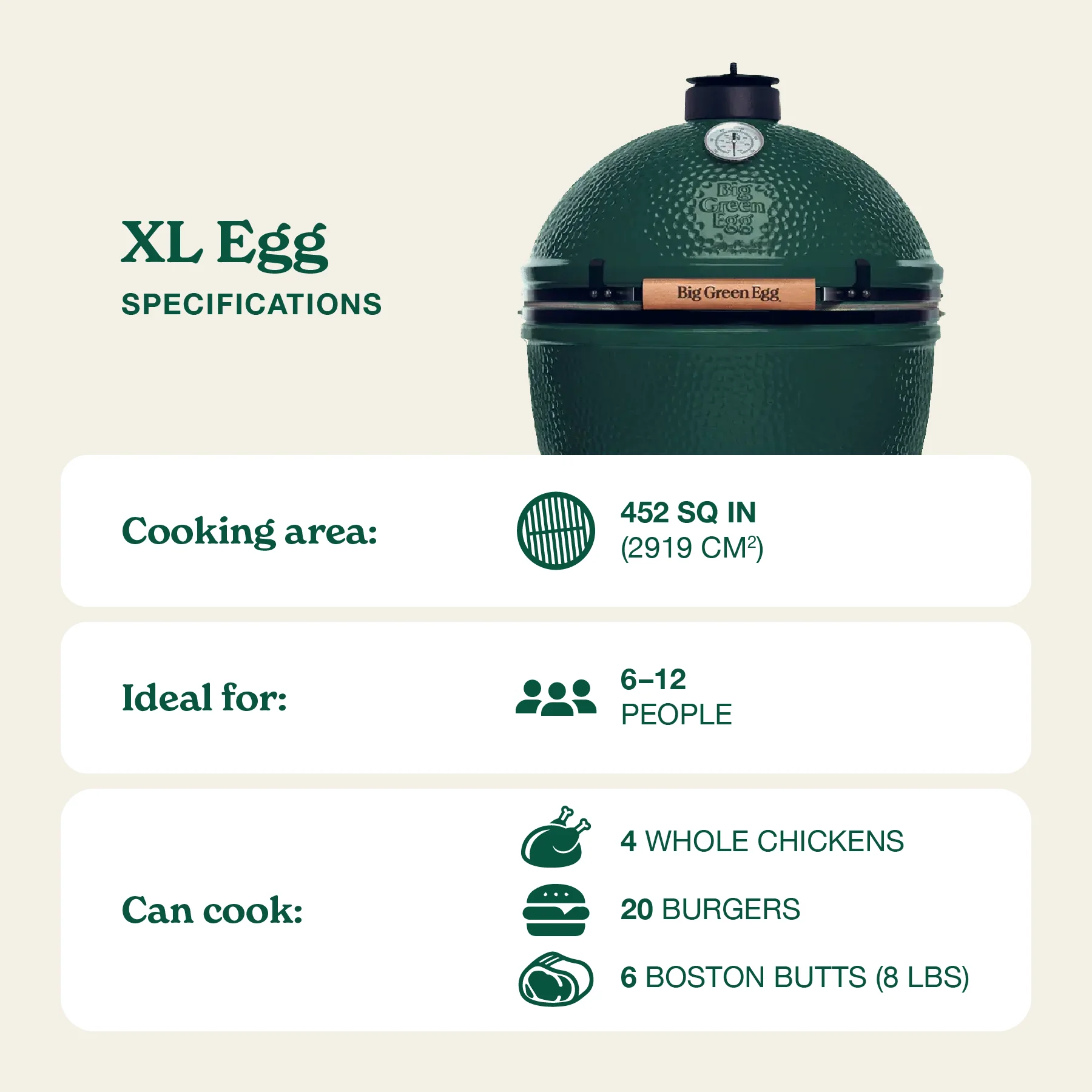 Big Green Egg Xl Big Green Egg In A Corner Modular Package