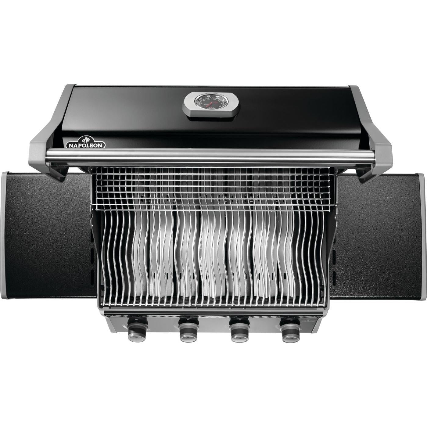 Napoleon Rogue® 525 Propane Gas Grill, Black, Stainless Steel Grids
