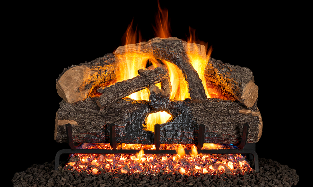 Real Fyre 18"CHARRED EVERGREEN OAK