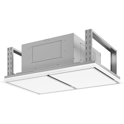 Zephyr Lux Island Hood 43" Body Only - White