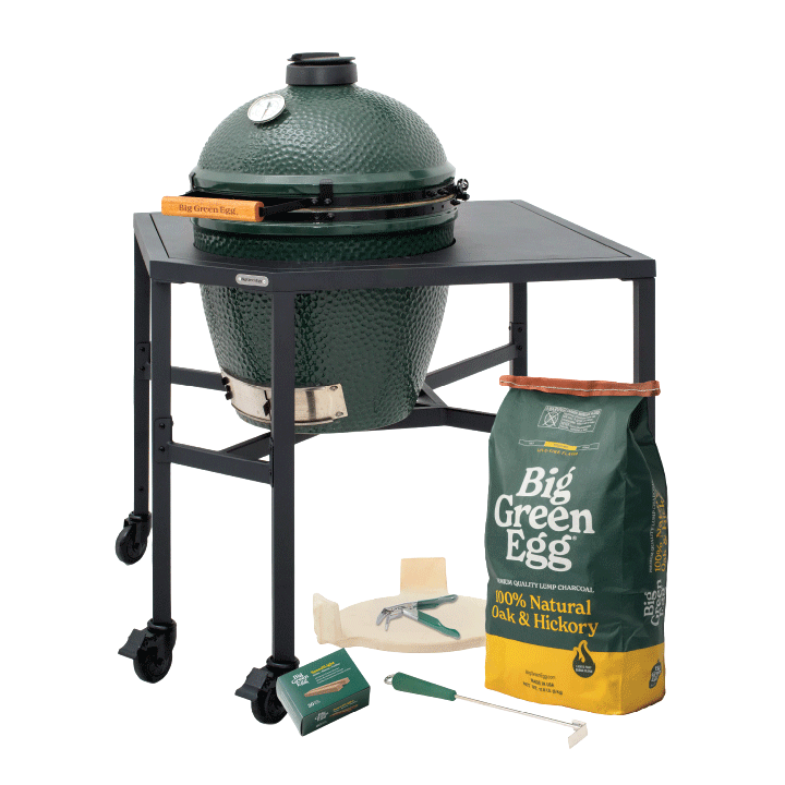 Big Green Egg Large Big Green Egg In A Corner Modular Package