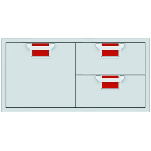 Hestan ASPIRE Double Drawer and Storage Door Combination 42"