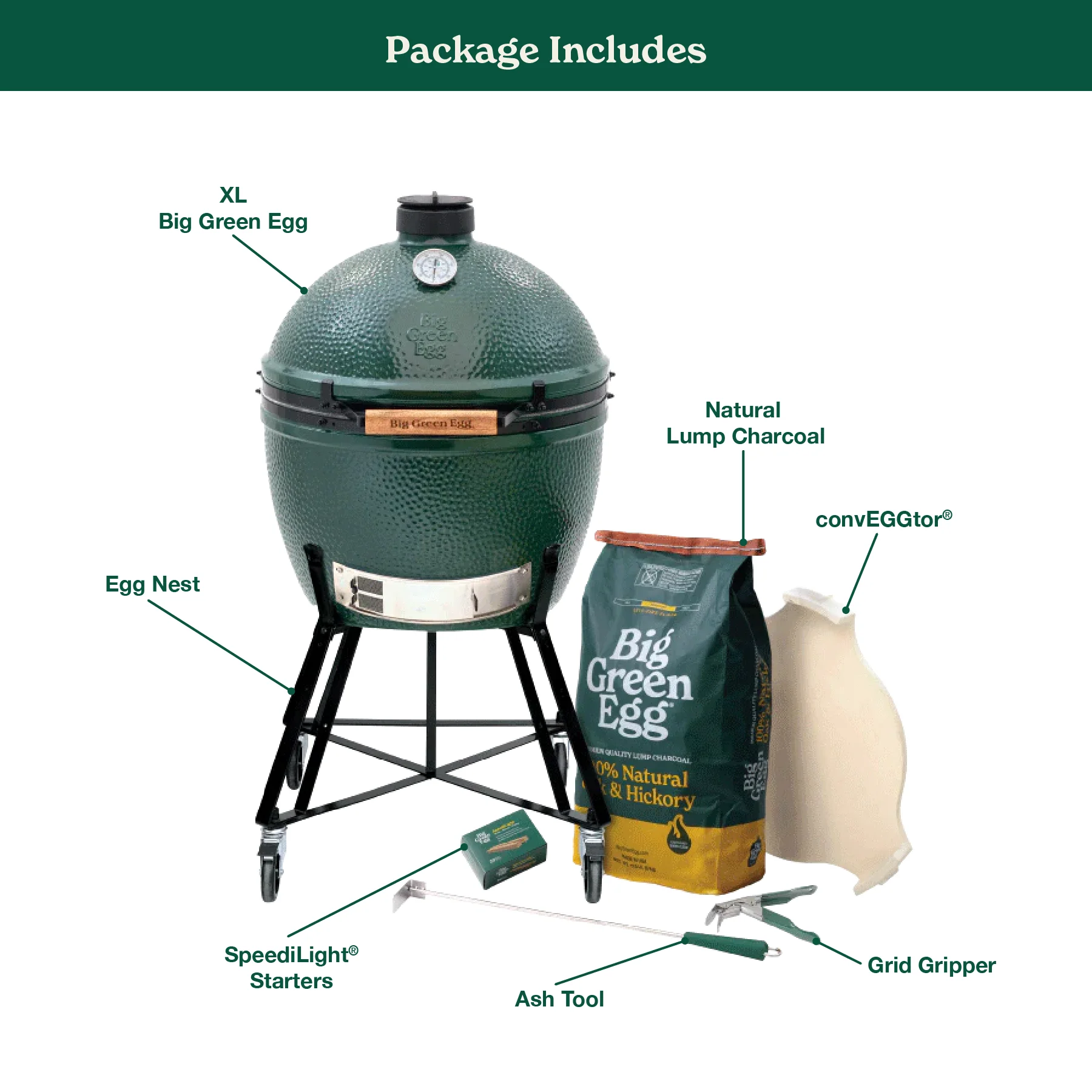 Big Green Egg Xl Big Green Egg In Nest Package