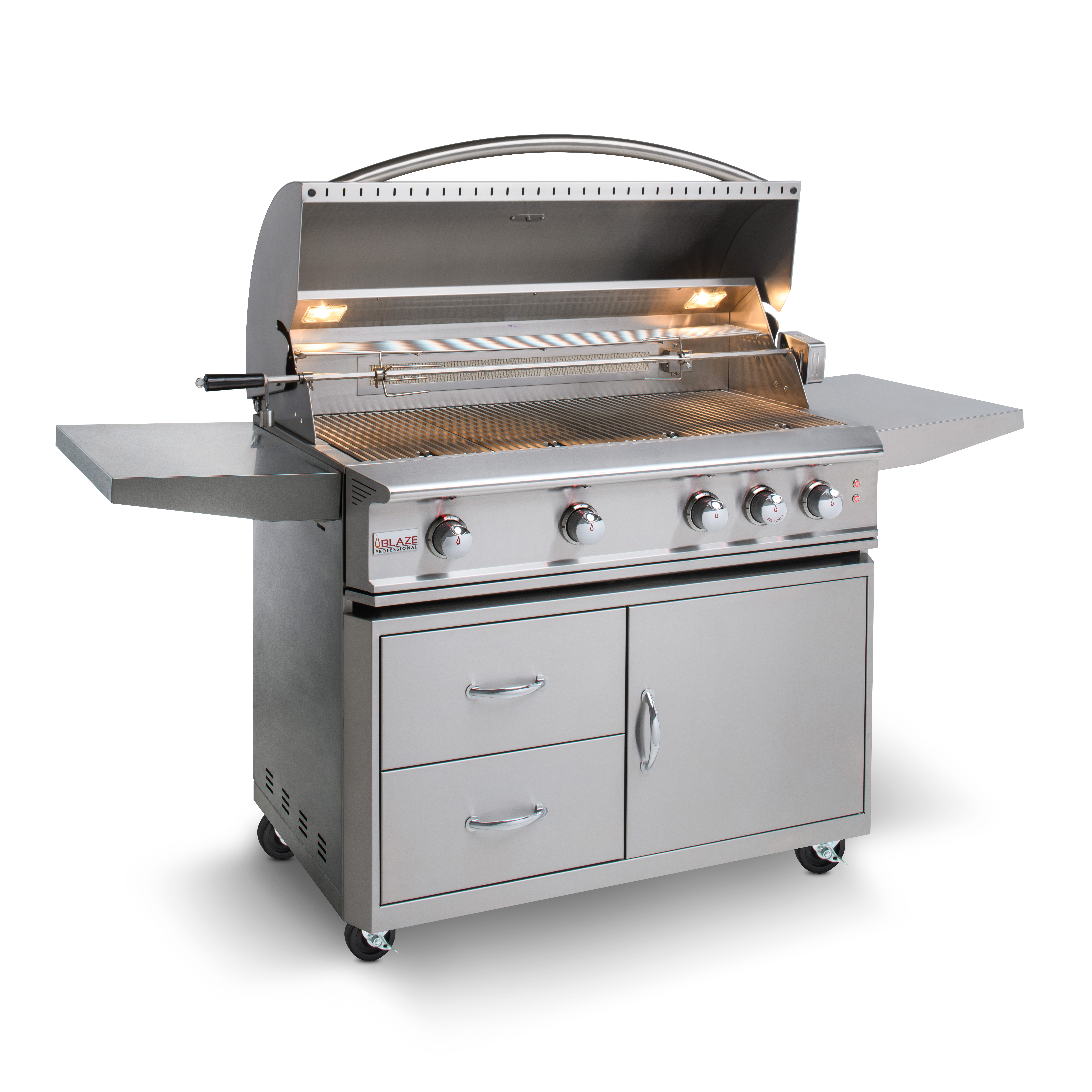Blaze 44-Inch 4 Burner Professional Grill Cart
