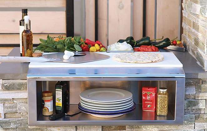 Alfresco 10" Prep & Waste Chute