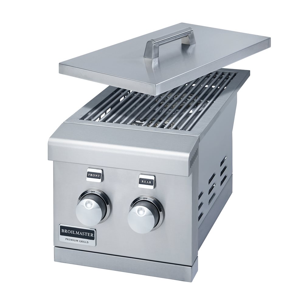Broilmaster Side Burner - Double, 12-in., Slide-in