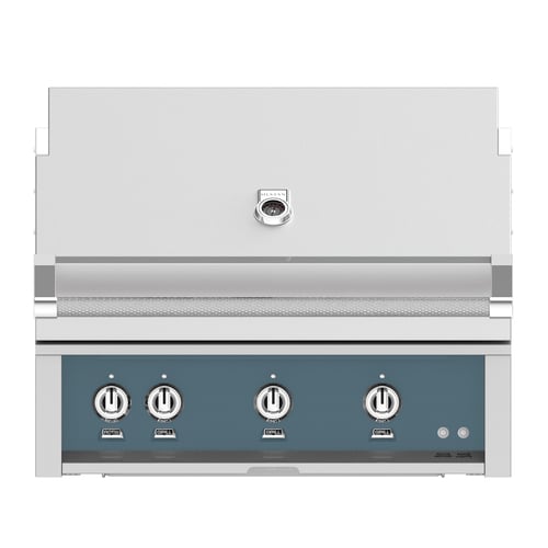 Hestan 36" Built-In Grill 2 Trellis Burners 1 Sear Burner Rotiss